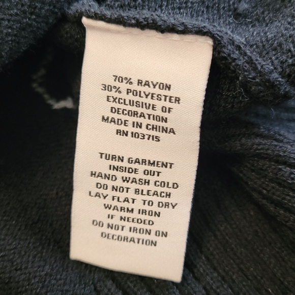 Nanette Lepore Heart Print Cardigan Black White Pearl Button XL Romantic Chic - Picture 14 of 17